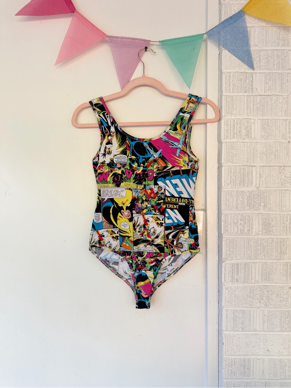 Marvel Print One-Piece Swimsuit - Multicolor